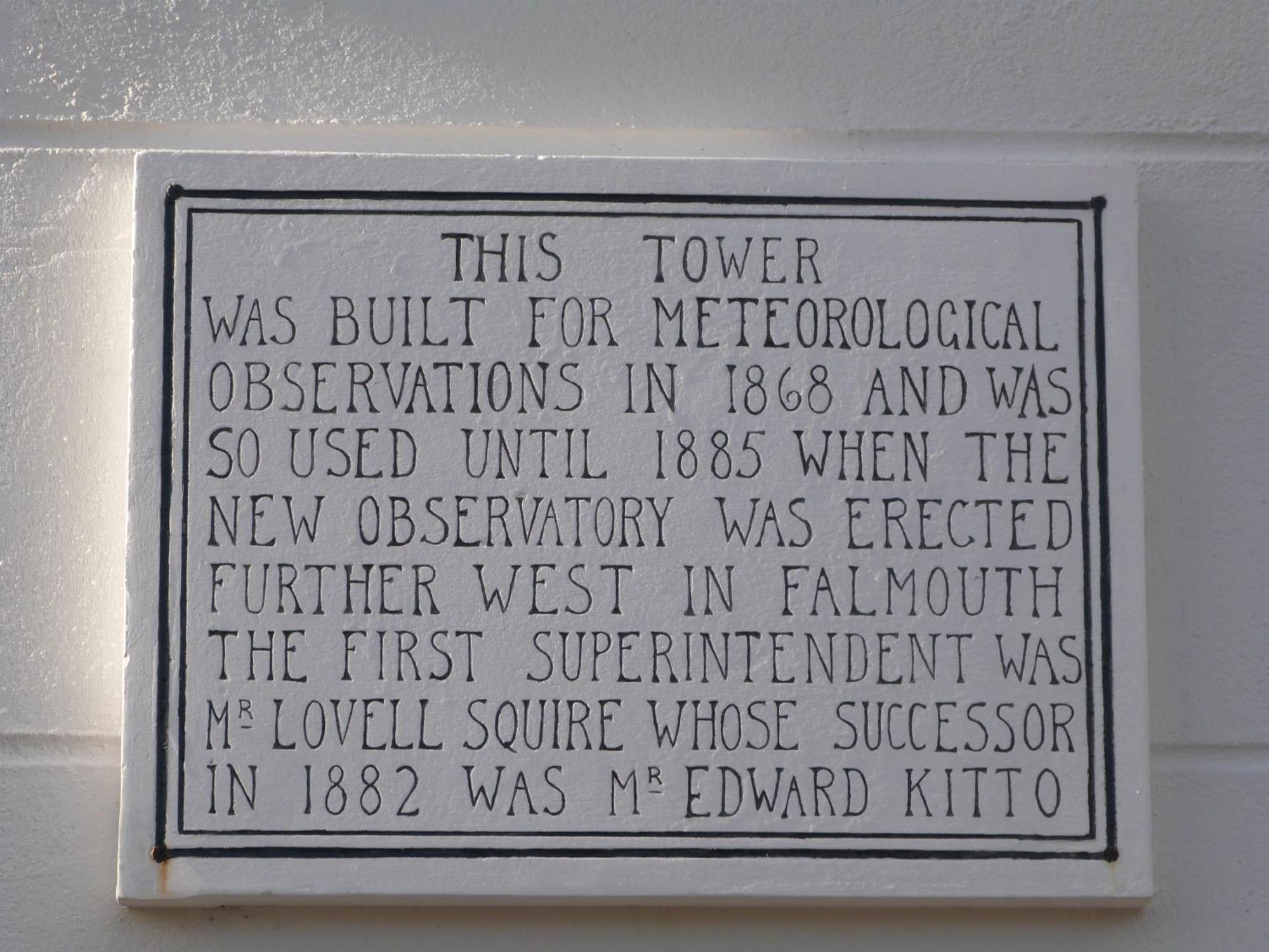 The Observatory Tower Falmouth Exteriér fotografie